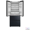 Kép 2/22 - Midea MDRF600BIE70 inox, négyajtós, Hűtő:276L, Fagyasztó:159L, No frost hűtőszekrény