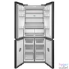 Kép 2/18 - Midea MDRM587BIE70 inox, négyajtós, Hűtő:276L, Fagyasztó:150L, No frost hűtőszekrény