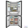 Kép 4/18 - Midea MDRM587BIE70 inox, négyajtós, Hűtő:276L, Fagyasztó:150L, No frost hűtőszekrény