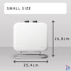 Kép 2/6 - Mill CUS1800MECWA Compact 1800W fehér fűtőventilátor