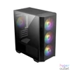 Kép 1/2 - MSI FORGE M100R (táp nélküli) ablakos 4xARGB fekete mATX ház