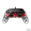 Kép 8/8 - Nacon 2804955 Compact PS4 vezetékes átlátszó-halványpiros kontroller