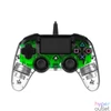 Kép 1/7 - Nacon 2804956 Compact PS4 vezetékes átlátszó-halványzöld kontroller