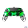 Kép 3/7 - Nacon 2804956 Compact PS4 vezetékes átlátszó-halványzöld kontroller