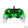 Kép 4/7 - Nacon 2804956 Compact PS4 vezetékes átlátszó-halványzöld kontroller