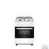 Kép 1/3 - Novacook F6B40EF W fehér, szabadonálló, gáz, kombinált, főzőzóna: 4, sütő:66L, grill, tűzhely