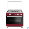 Kép 1/3 - Novacook F9S50E6-RD Exclusive Line 90 meggypiros kombinált tűzhely