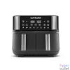 Kép 1/6 - Nutribullet Twin Drawer NBA081B fekete 8 L forrólevegős sütő