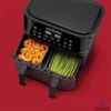 Kép 5/6 - Nutribullet Twin Drawer NBA081B fekete 8 L forrólevegős sütő