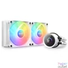 Kép 1/6 - NZXT Kraken 240 240mm  2x120mm AIO RGB LCD fehér vízhűtéses processzor hűtő