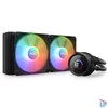 Kép 1/6 - NZXT Kraken 240 240mm 2x120mm AIO RGB LCD fekete vízhűtéses processzor hűtő