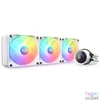 Kép 1/6 - NZXT Kraken 360mm  AIO RGB LCD Liquid Cooler fehér hűtő