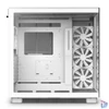 Kép 3/6 - NZXT H9 Flow Fehér (Táp nélküli) ablakos ATX ház