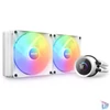 Kép 1/5 - NZXT Kraken 280 280mm 2x140mm AIO RGB fehér vízhűtéses processzor hűtő