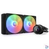 Kép 1/5 - NZXT Kraken 280 280mm 2x140mm AIO fekete vízhűtéses processzor hűtő