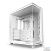 Kép 2/6 - NZXT H6 Flow (2023) fehér (táp nélküli) ablakos ATX ház