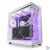 Kép 1/6 - NZXT H6 Flow RGB (2023) fehér (táp nélküli) ablakos ATX ház