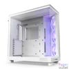 Kép 2/6 - NZXT H6 Flow RGB (2023) fehér (táp nélküli) ablakos ATX ház
