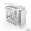 Kép 5/6 - NZXT H5 Flow RGB (2024) fehér RGB (táp nélküli) ablakos mATX ház