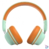 Kép 1/8 - OneOdio S2 ANC aktív zajszűrős Bluetooth narancs-zöld fejhallgató