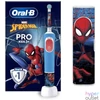 Kép 1/5 - Oral-B D103 Vitality PRO Spiderman gyerek elektromos fogkefe tokkal