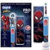 Kép 5/5 - Oral-B D103 Vitality PRO Spiderman gyerek elektromos fogkefe tokkal