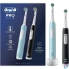 Kép 3/3 - Oral-B PRO1 + Blue, Black X-Clean elektromos fogkefe + bónusz handle