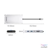 Kép 2/2 - ORICO ORICO-XCR-X22-GY-BP 12in1 Type-C USB3.0 x3/USB2.0/USB3.0 type C/HDMI2.0/PD100W/TF/SD/RJ45/3.5mm dokkoló