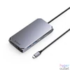 Kép 1/2 - ORICO ORICO-XCR-X33-GY-BP 12in1 Type-C USB3.0 x2/USB2.0/USB3.0 type C/HDMI2.0/DP1.4/PD100W/TF/SD/RJ45/3.5mm dokkoló