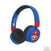 Kép 1/6 - OTL SM1001 Super Mario Kids kék vezeték nélküli gyerek fejhallgató