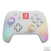 Kép 1/10 - PDP 500-238-WH Afterglow Wave Nintendo Switch/Switch 2 vezeték nélküli RGB LED Lighting fehér kontroller