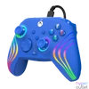 Kép 2/7 - PDP 049-024-BL Afterglow Wave Xbox Series X|S/Xbox One/PC vezetékes RGB LED kék kontroller