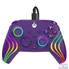 Kép 1/7 - PDP 049-024-PR Afterglow Wave Xbox Series X|S/Xbox One/PC vezetékes RGB LED lila kontroller
