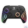 Kép 1/7 - PDP 500-252-BK Afterglow Wave Nintendo Switch/Lite/OLED/Switch 2 RGB LED Lighting vezeték nélküli fekete kontroller