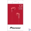 Kép 3/3 - Pioneer SE-C3T-R mikrofonos piros fülhallgató