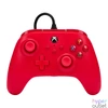 Kép 1/7 - PowerA 1519366-01 Xbox Series X|S/Xbox One vezetékes piros kontroller