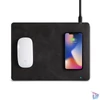 Kép 3/4 - Quazar Qi wireless vezeték nélküli töltő szürke egérpad