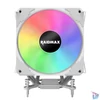Kép 1/2 - RAIDMAX AC1204KPW ARGB 120mm fehér processzor hűtő