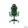 Kép 2/2 - RAIDMAX Drakon DK925 fekete / zöld ARGB gamer szék
