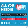 Kép 8/9 - Rapoo "MT350" Bluetooth fekete lézeres egér