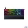 Kép 1/4 - Razer Huntsman V2 UK fekete (purple switch) gamer billentyűzet