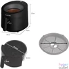 Kép 6/9 - Russell Hobbs 27420-56/RH Panoramic airfryer fekete 5 L forrólevegős sütő