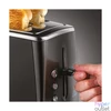 Kép 3/6 - Russell Hobbs 26150-56/RH Matte Black fekete 2 szeletes kenyérpirító