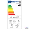 Kép 7/7 - Samsung WW90FG3M05AWLF fehér, elöltöltős, keskeny, max.1400ford., 9 kg, mosógép