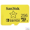 Kép 1/2 - Sandisk 00183573 256GB SD micro (SDXC Class 10 UHS-I U3) Nintendo Switch memóriakártya