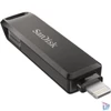 Kép 2/4 - Sandisk 128GB USB C/Apple Lightning iXPAND LUXE Fekete (186553) Flash Drive