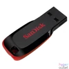Kép 1/2 - Sandisk 128GB USB2.0 Cruzer Blade Fekete-Piros (124043) Flash Drive