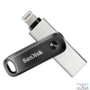Kép 1/2 - Sandisk 64GB USB3.0/Apple Lightning iXPAND GO Fekete-Ezüst (186489) Flash Drive