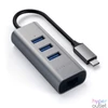 Kép 2/6 - Satechi ST-TC2N1USB31AM Aluminium Type-C asztroszürke HUB