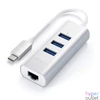 Kép 1/6 - Satechi ST-TC2N1USB31AS Aluminium Type-C ezüst HUB